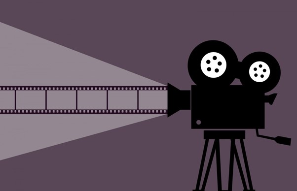 Cinema projector graphic