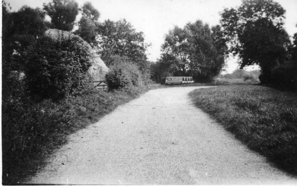 A Cockfield lane in the 1930's
