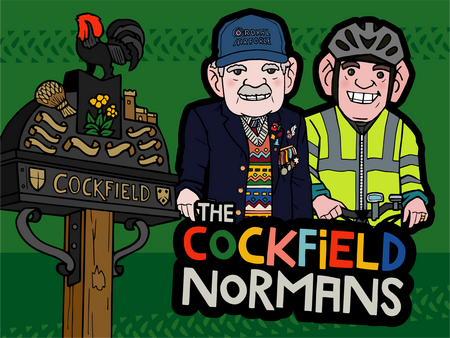 Cockfield Normans Cartoon