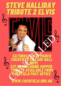 Elvis Tribute - Cancellation Poster