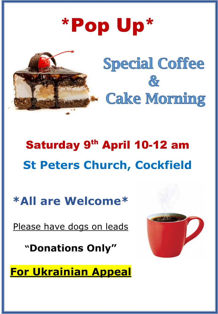 Coffee and Cake Morning Poster